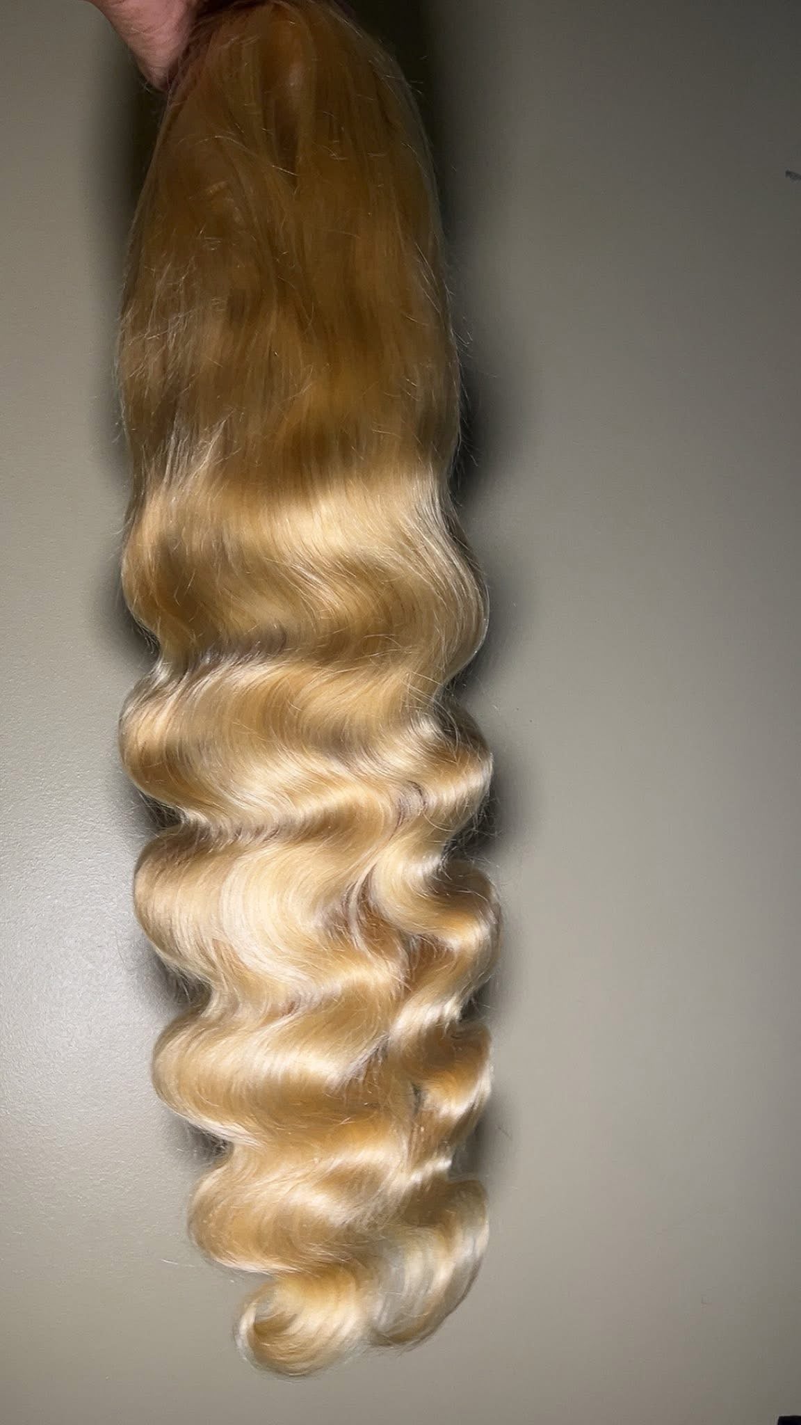 13x6 200% golden scratch body wave unit
